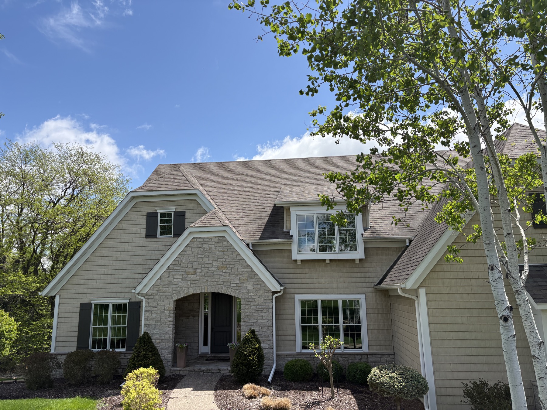 Bright Windows residential project with clean front windows